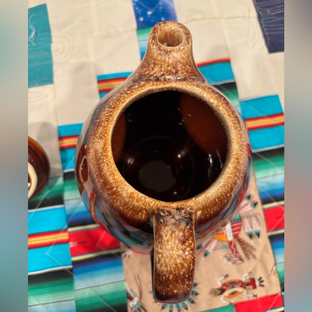 🚨 Vintage Hull Pottery Teapot with Lid - Picture 5 of 6